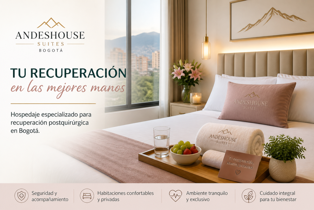 Habitación para recuperación postquirúrgica en Bogotá